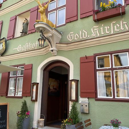 Goldner Hirsch Hotel Dinkelsbühl Buitenkant foto