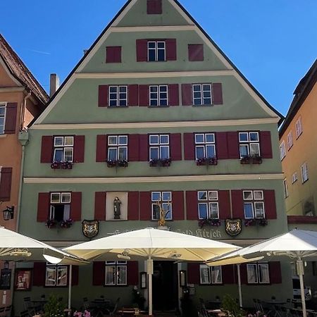 Goldner Hirsch Hotel Dinkelsbühl Buitenkant foto