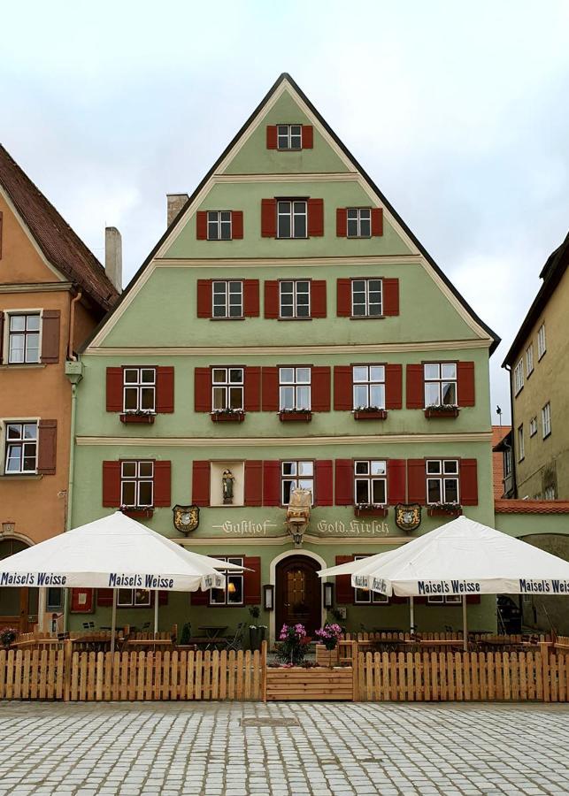 Goldner Hirsch Hotel Dinkelsbühl Buitenkant foto