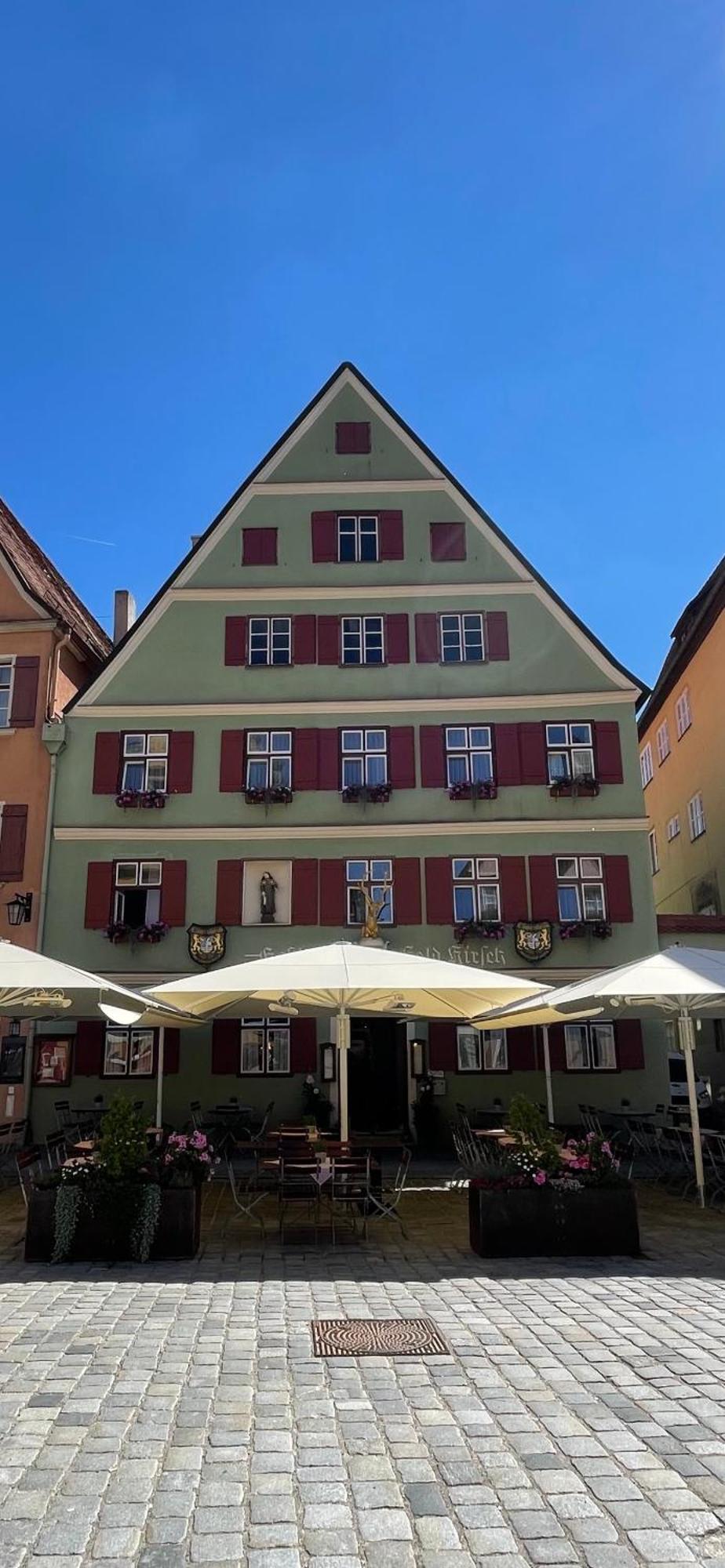 Goldner Hirsch Hotel Dinkelsbühl Buitenkant foto